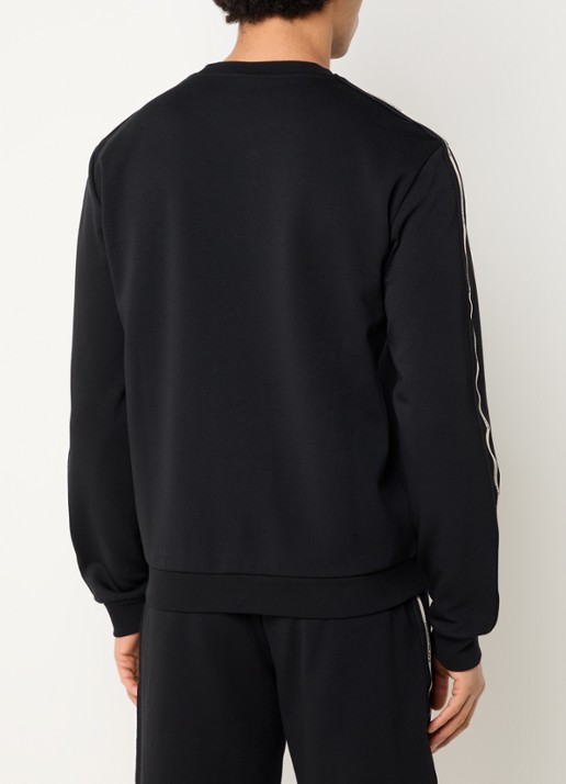 Armani Sweater met logo - achterkant 3 zwart