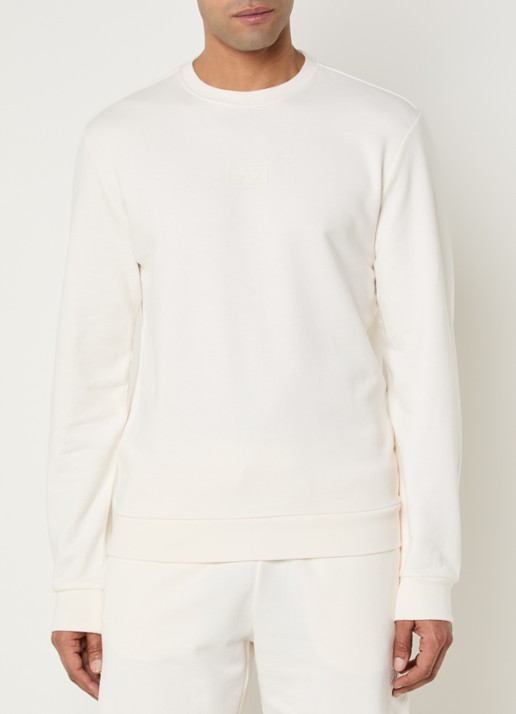 Armani Sweater met logo - achterkant 4 gebroken wit