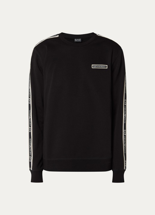 Armani Sweater met logo - voorkant 2 zwart