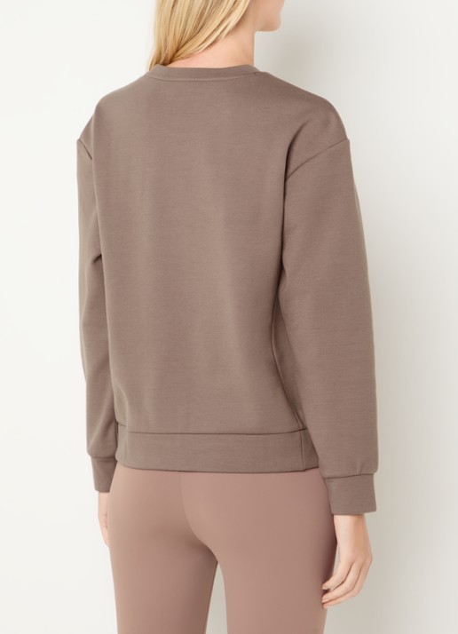 Armani Sweater met logo - achterkant lichtbruin