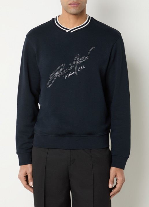 Armani Sweater met logoprint