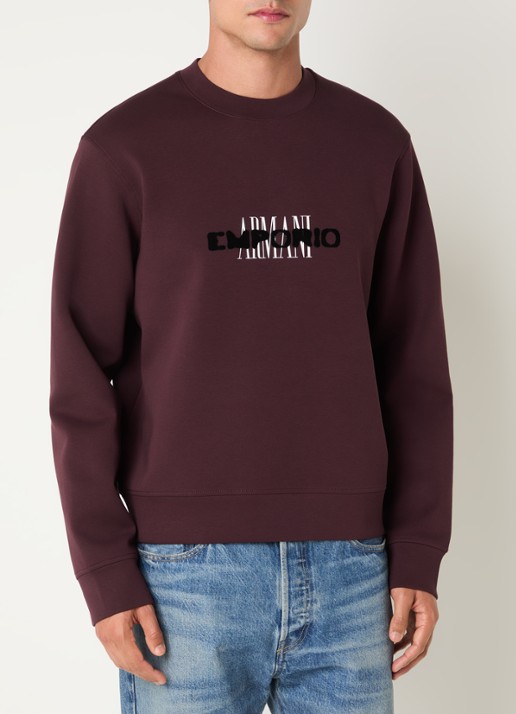 Armani Sweater met logoprint