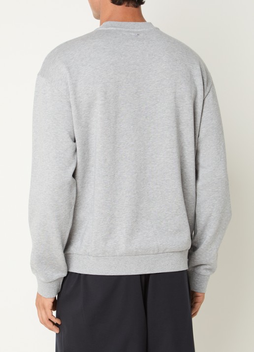 Armani Sweater met print - achterkant 4 lichtgrijs