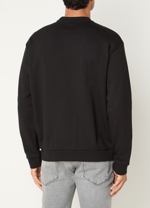 Armani Sweater met print - achterkant 4 zwart
