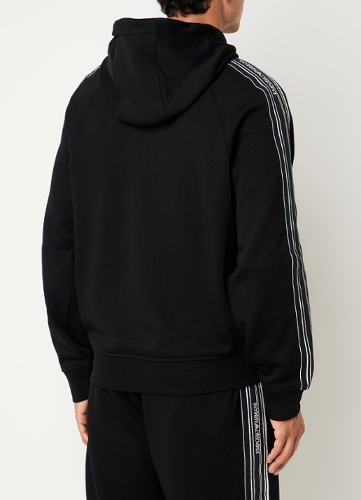 Armani Sweatvest met capuchon - achterkant 3 zwart