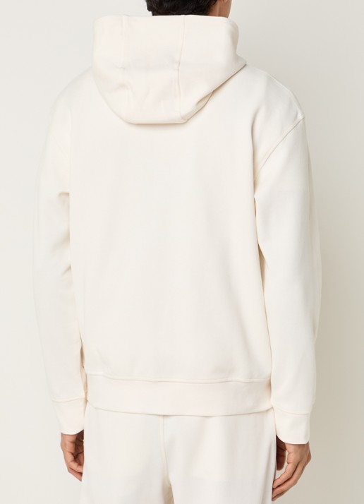 Armani Sweatvest met logo en steekzakken - achterkant 5 gebroken wit