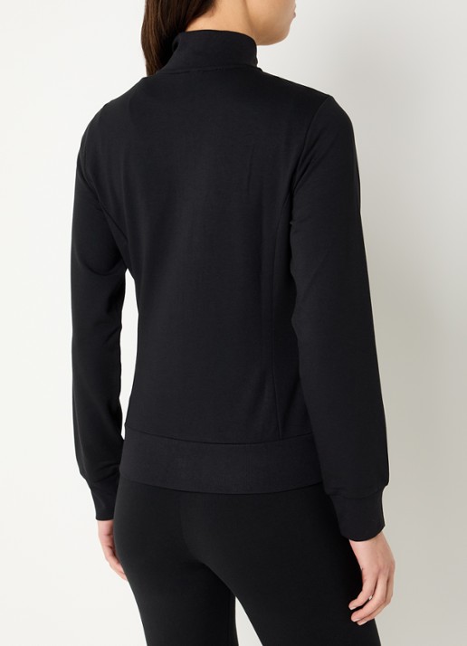 Armani Sweatvest met logo en steekzakken  - achterkant 2 zwart