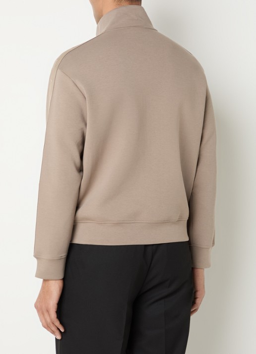 Armani Sweatvest met logo en steekzakken - achterkant 3 antraciet
