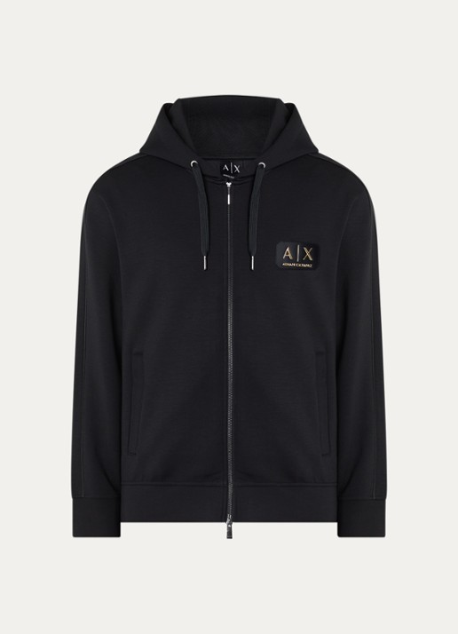 Armani Sweatvest met logo - voorkant zwart