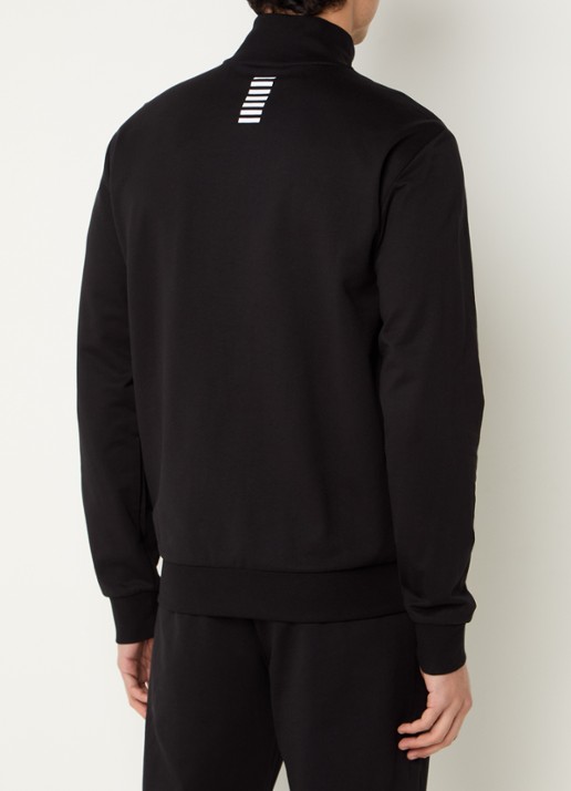 Armani Sweatvest met logo - achterkant 2 zwart