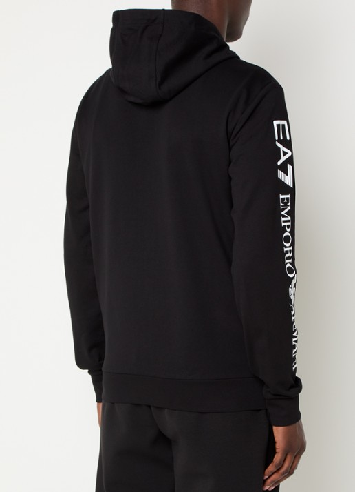 Armani Sweatvest met logo - achterkant 3 zwart