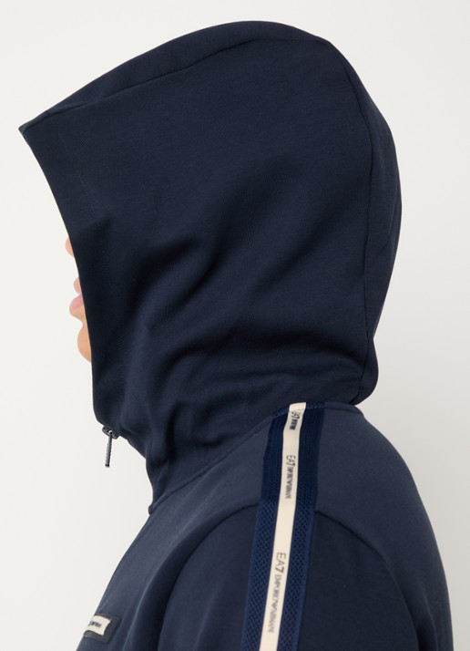 Armani Sweatvest met logo - detail 5 armani blue / blauw