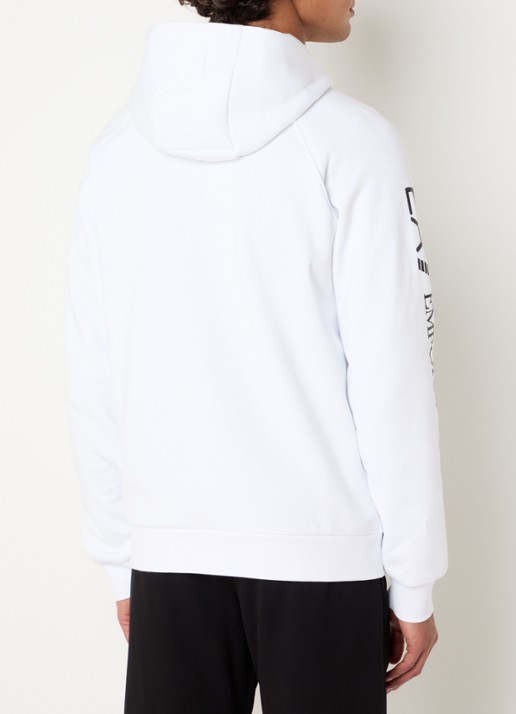 Armani Sweatvest met logo - achterkant wit