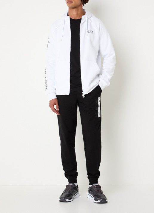 Armani Sweatvest met logo - voorkant 3 wit