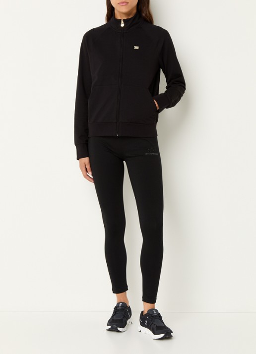 Armani Sweatvest met logo - voorkant 3 zwart