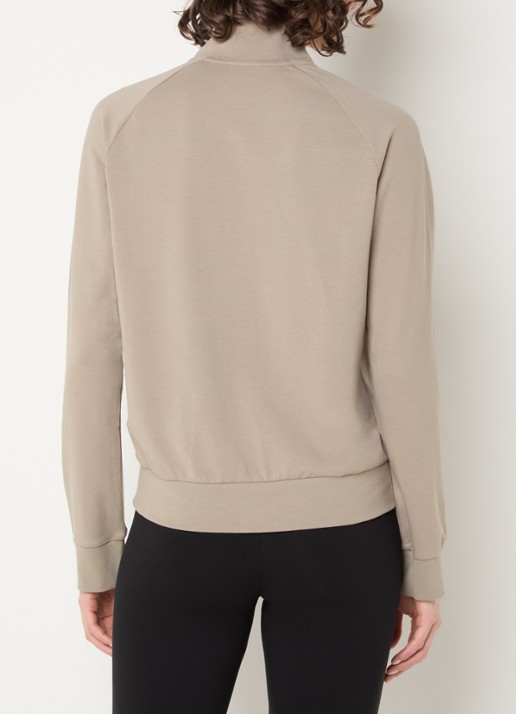 Armani Sweatvest met logo - achterkant 3 zand