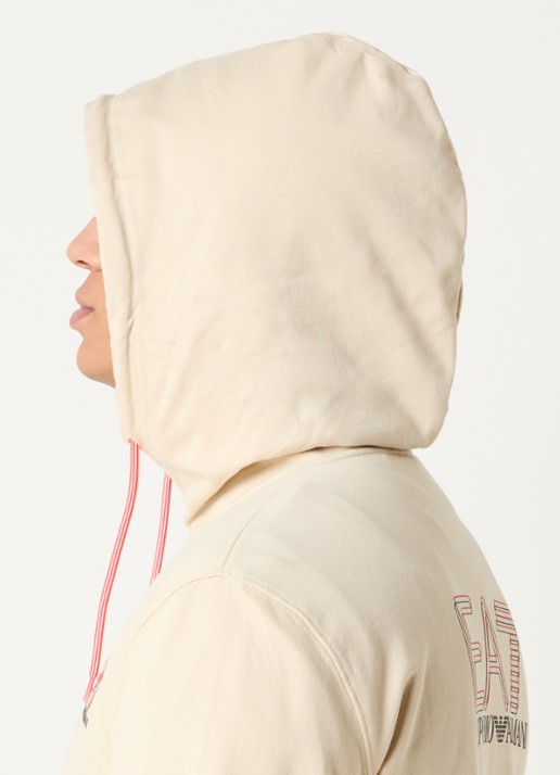 Armani Sweatvest met logoprint - detail 3 beige