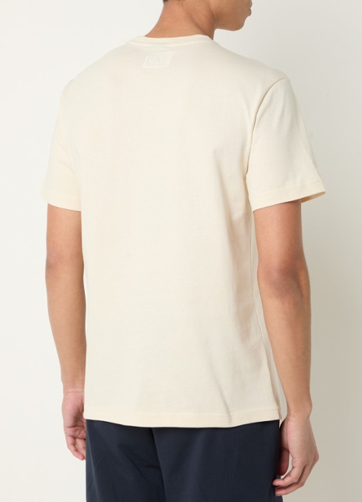 Armani T-shirt met 3D logoprint - achterkant 3 creme