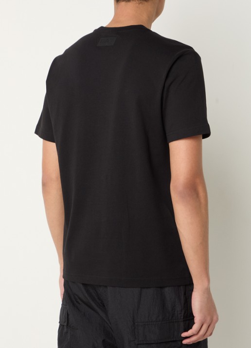 Armani T-shirt met 3D logoprint - achterkant 2 zwart