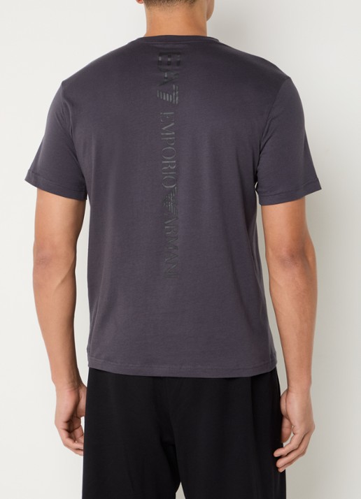 Armani T-shirt met logo- en backprint