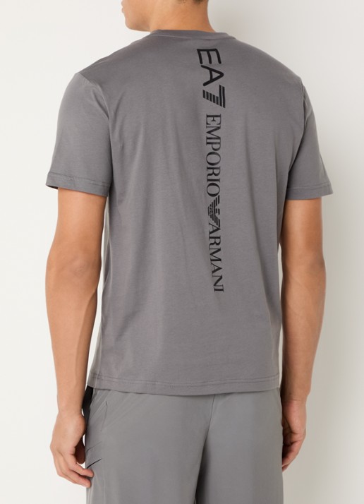 Armani T-shirt met logo- en backprint