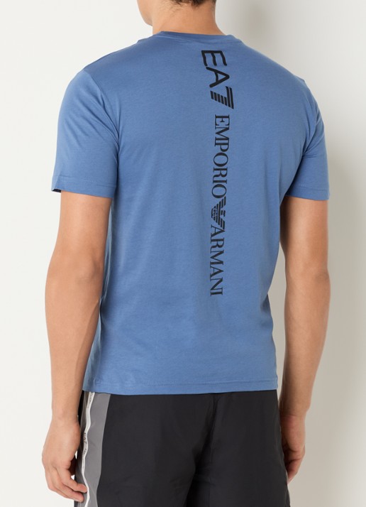 Armani T-shirt met logo- en backprint