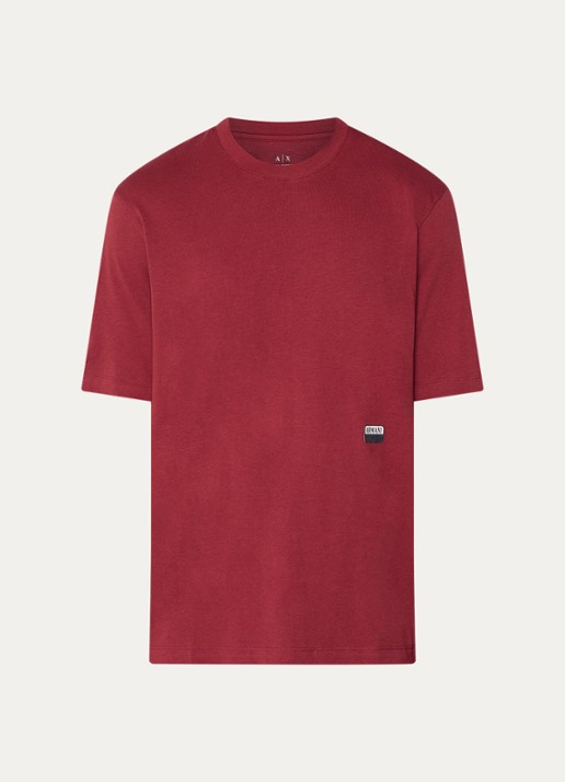 Armani T-shirt met logo - voorkant 3 rood