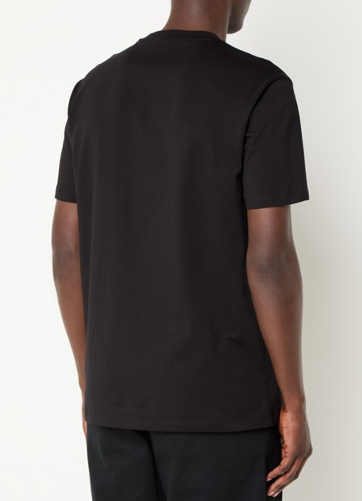 Armani T-shirt met logo - achterkant zwart