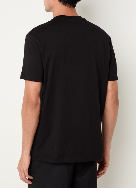 Armani T-shirt met logo - achterkant zwart
