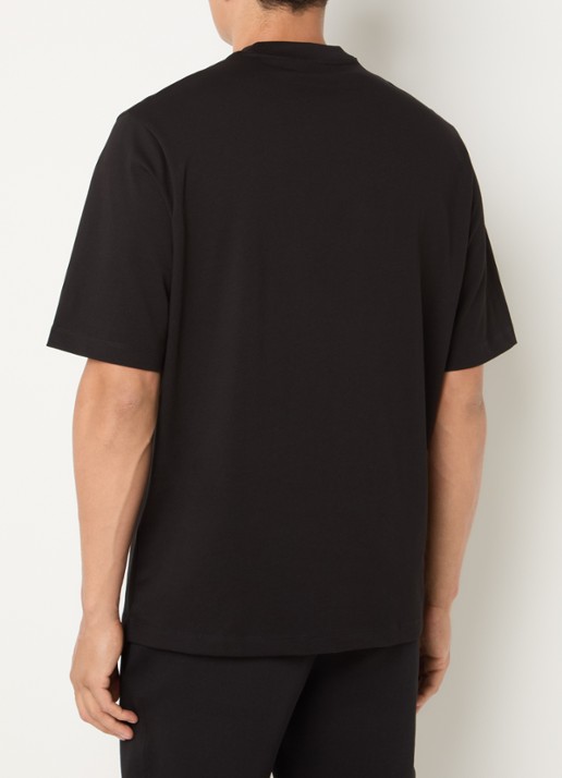 Armani T-shirt met logo - achterkant black-uc001