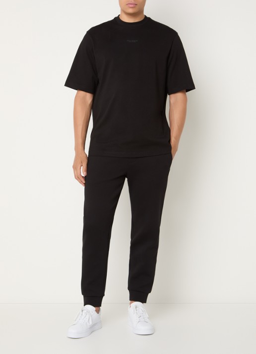 Armani T-shirt met logo - voorkant 3 black-uc001