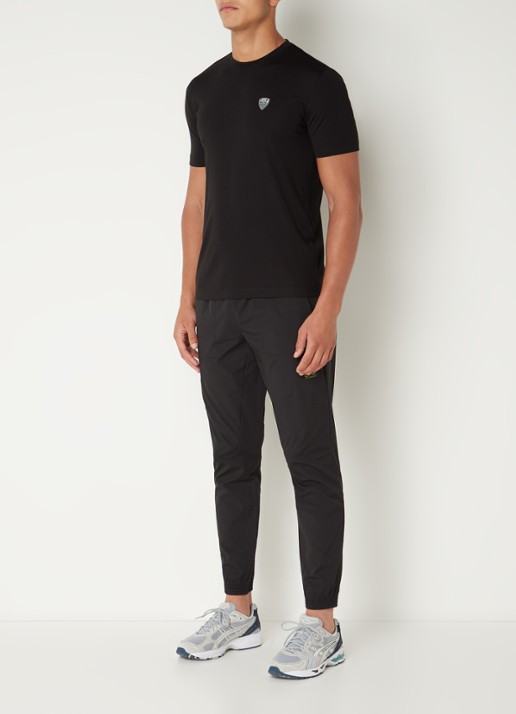 Armani T-shirt met logo  - voorkant 3 zwart