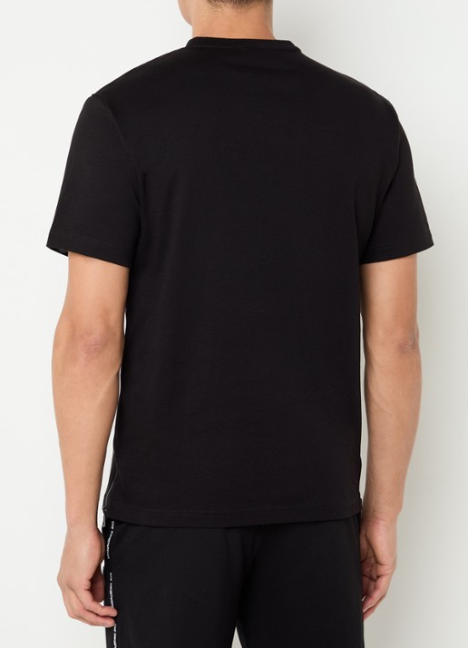 Armani T-shirt met logo - achterkant zwart