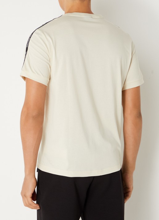 Armani T-shirt met logo - achterkant 3 beige