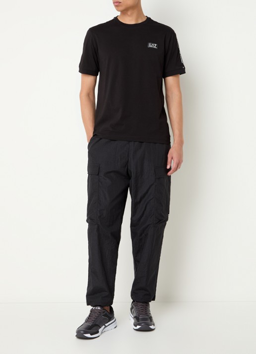 Armani T-shirt met logo - voorkant 2 zwart