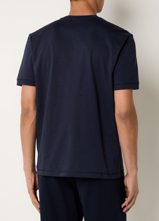 Armani T-shirt met logo - achterkant 3 donkerblauw