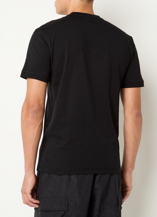 Armani T-shirt met logo - achterkant 3 zwart