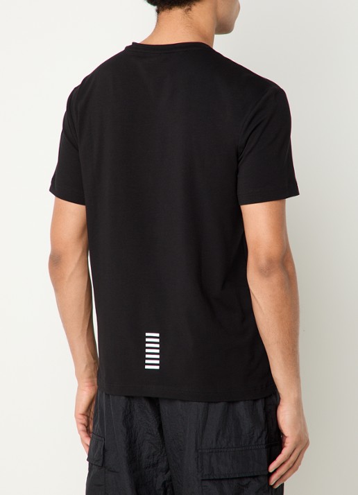 Armani T-shirt met logo - achterkant 3 zwart