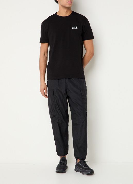 Armani T-shirt met logo - voorkant 2 zwart