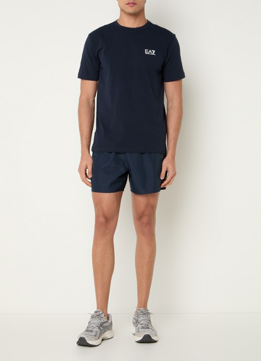 Armani T-shirt met logo - voorkant 2 donkerblauw