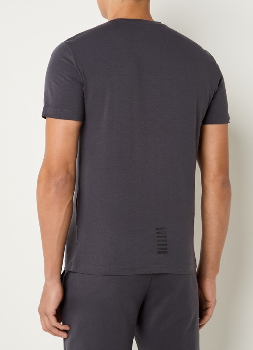Armani T-shirt met logo - achterkant 3 antraciet