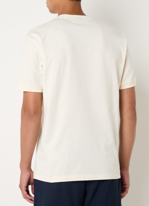 Armani T-shirt met logo - achterkant 4 creme