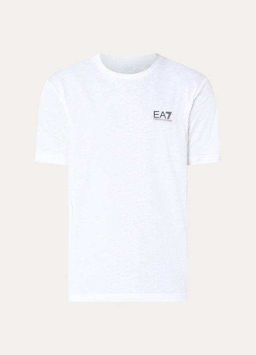 Armani T-shirt met logo - voorkant 2 wit
