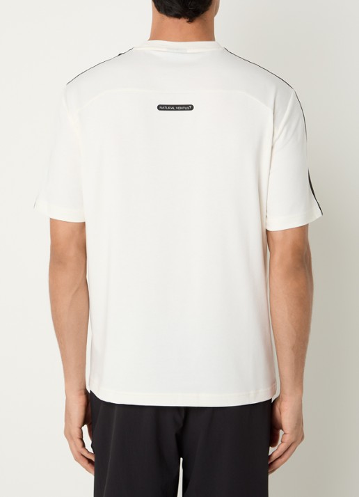 Armani T-shirt met logo - achterkant 3 gebroken wit