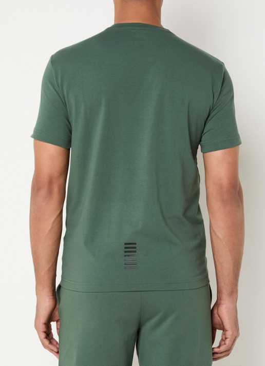 Armani T-shirt met logo - achterkant 4 groen