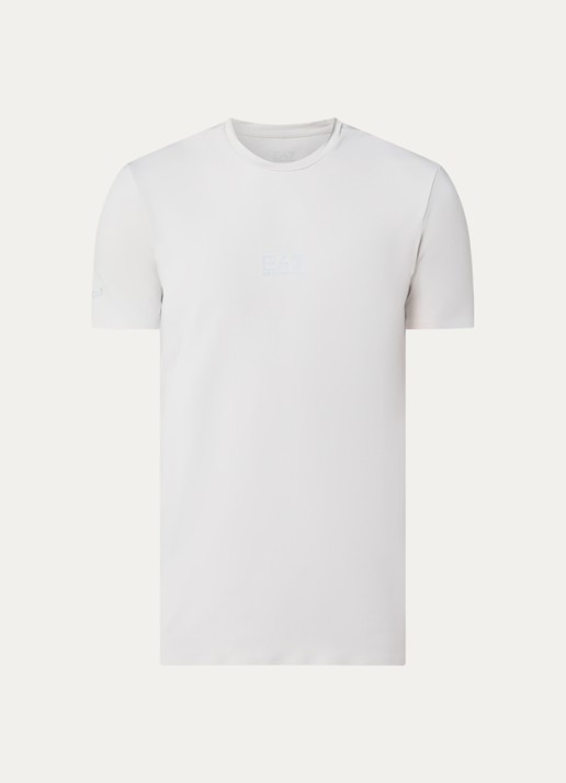 Armani T-shirt met logo - voorkant 3 grijs