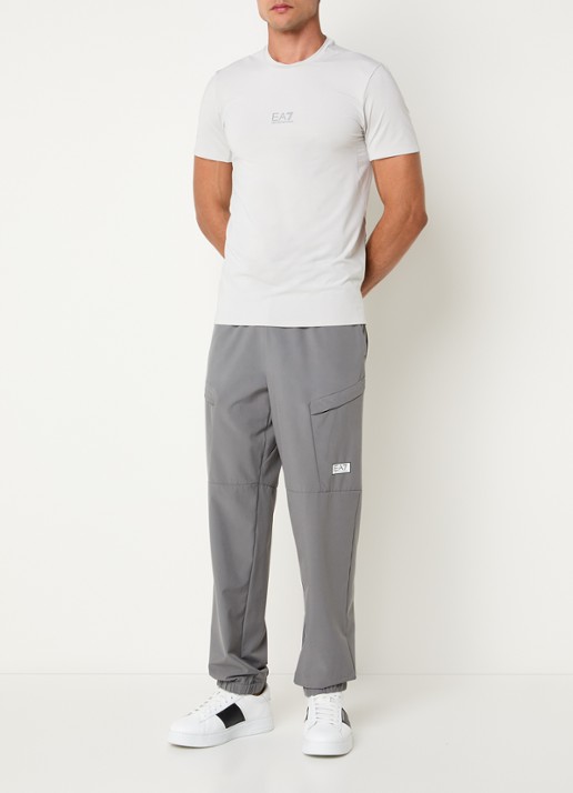 Armani T-shirt met logo - voorkant 4 grijs