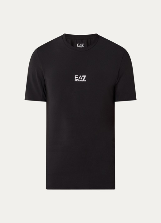 Armani T-shirt met logo - voorkant 3 zwart