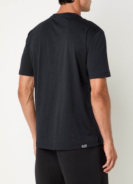 Armani T-shirt met logo - achterkant zwart