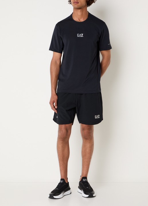 Armani T-shirt met logo - voorkant 2 donkerblauw